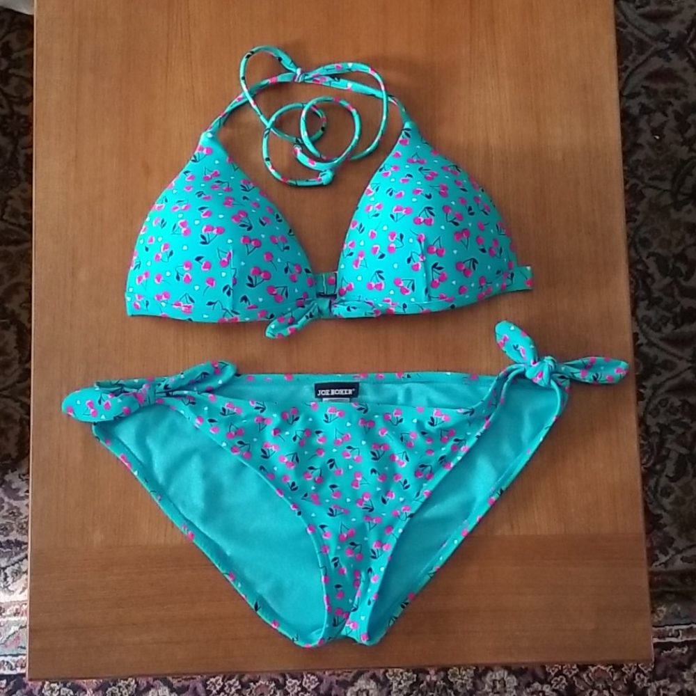 Joe Boxer Cherry Dotted Push Up Bikini